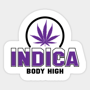 Indica Body High Sticker